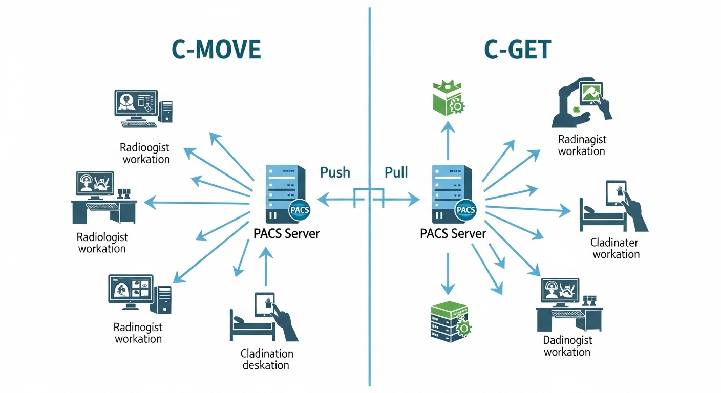 C-MOVE vs. C-GET: Unpacking DICOM's Data Retrieval Commands